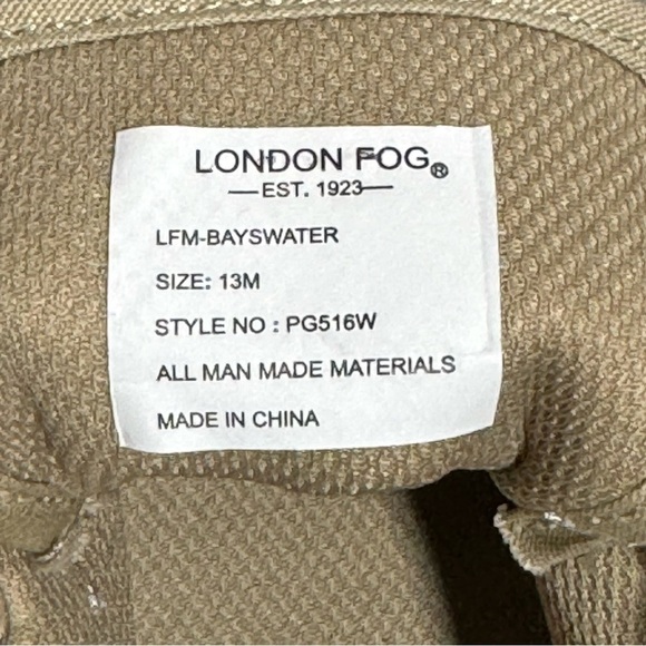 London Fog Men's Bayswater Canvas Sneakers Size 13 - Picture 6 of 6